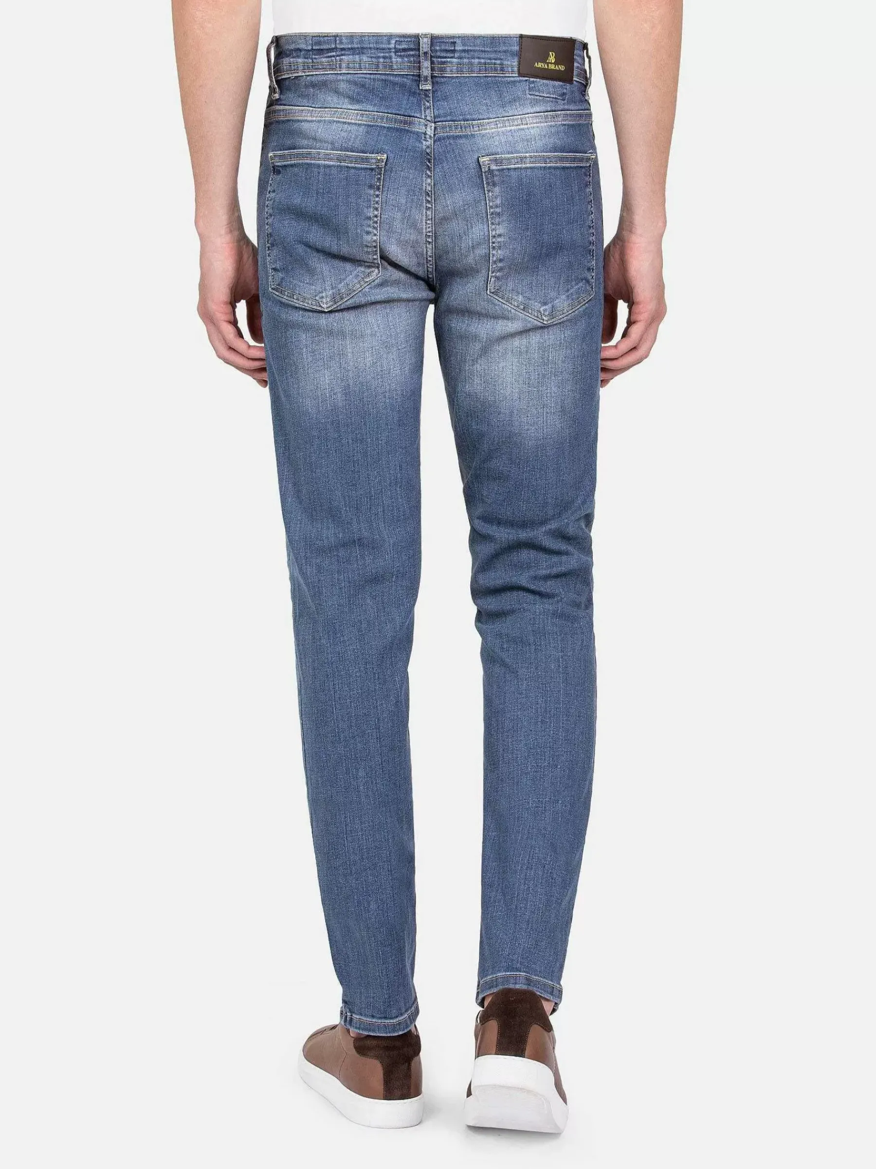 Wam Denim Albaric Faded Slim Fit Light Navy Jeans| Jeans