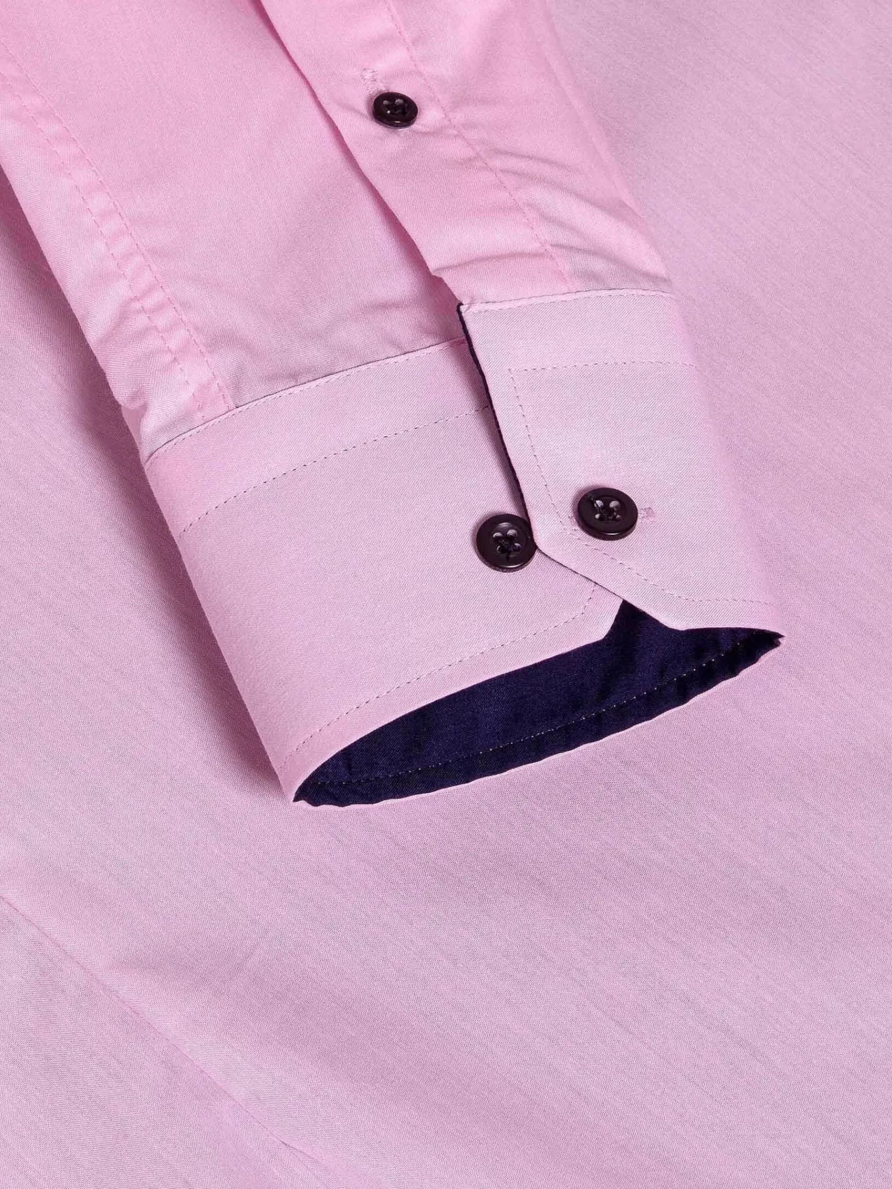 Wam Denim Ales Solid Structured Pink Overhemd Lange Mouw| Overhemd Lange Mouwen