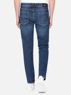 Wam Denim Aluin Slim Fit Stone Wash Blue Jeans| Jeans