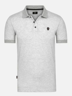 Wam Denim Aney Dynamic Texture Grey Polo| Polo'S