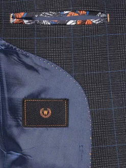 Wam Denim Archer Checkered Indigo Navy Colbert| Colberts