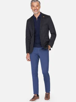 Wam Denim Archer Slim Fit Plain Indigo Navy Pantalon| Pantalons