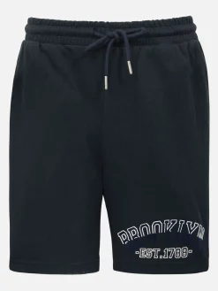 Wam Denim Arlo Stretched Navy Hoodie Shorts Set| Sweaters