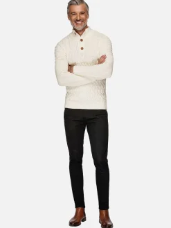 Wam Denim Avon Off White Pattern Truien| Truien