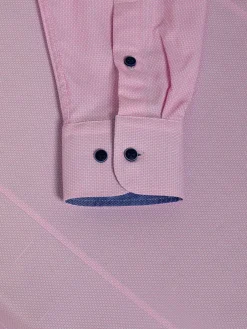 Wam Denim Bentley Regular Fit Pink Overhemd| Overhemd Lange Mouwen