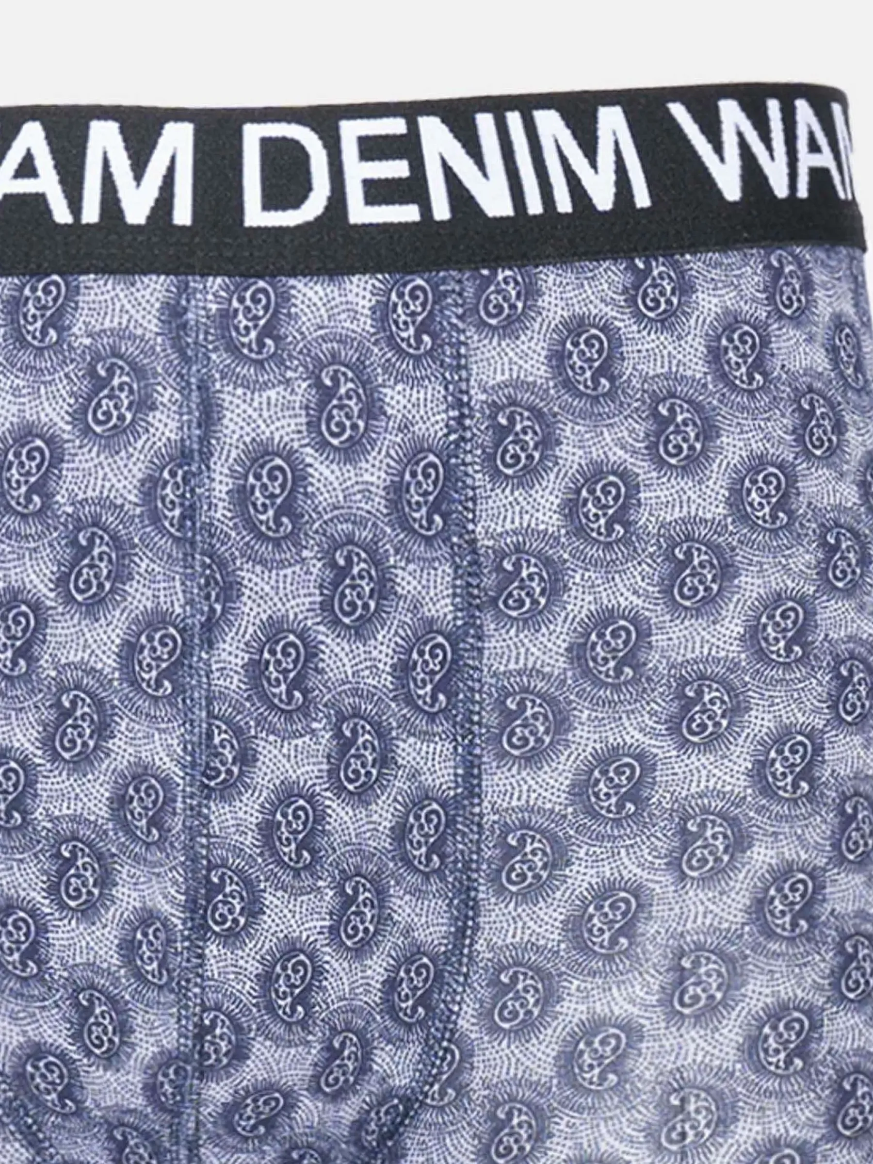 Wam Denim Boxer 73006 Mabou Grey Dark Red| Boxershorts