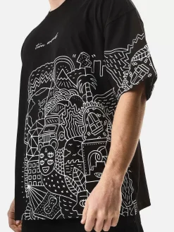 Wam Denim Brecken Black T-Shirt| Streetwear