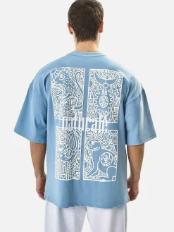 Wam Denim Bryant Light Blue T-Shirt| Streetwear