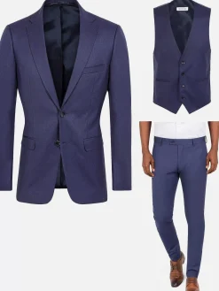 Wam Denim Colbert 70071 Scotsville Navy| Colberts