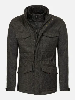 Wam Denim Dean Modern Fit Winter Anthracite Jassen| Winterjassen
