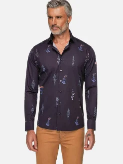 Wam Denim Equinox Floral Print Overhemd Lange Mouw| Overhemd Lange Mouwen