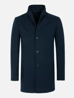 Wam Denim Franklin Widespread Notch Collar Dark Navy Manteljassen| Manteljassen