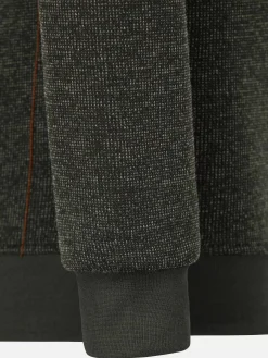 Wam Denim Galahad Mock Neck Khaki Sweater| Sweaters