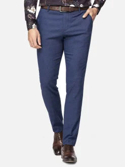 Wam Denim Gimont Slim Fit Navy Pantalon| Pantalons