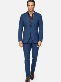 Wam Denim Gimont Slim Fit Navy Pantalon| Pantalons