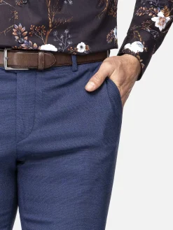 Wam Denim Gimont Slim Fit Navy Pantalon| Pantalons