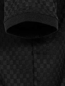 Wam Denim Gonzsles Black Zipper Polo| Polo'S