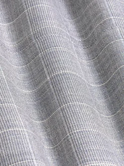 Wam Denim Ground Checkered Slim Fit Grey Pantalon| Pantalons