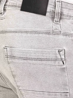 Wam Denim Hanneman Micro Textured Grey Short| Shorts