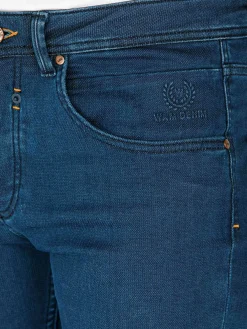 Wam Denim Hendrix Twill Pattern Light Navy Jeans| Jeans