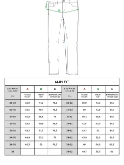 Wam Denim Jeans 72285 Lens Dark Navy| Jeans