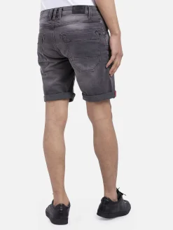 Wam Denim Korte Broek 72175 Bendet Grey| Shorts