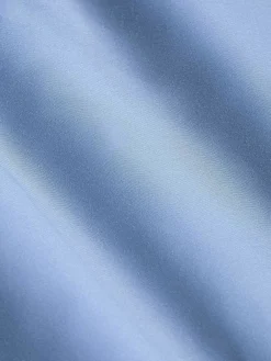 Wam Denim Leira Solid Blue Overhemd Lange Mouw| Overhemd Lange Mouwen
