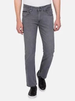 Wam Denim Lombardo Regular Fit Textured Anthracite Jeans| Jeans