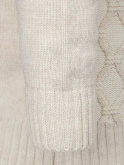 Wam Denim Minevre Pattern Beige Truien| Truien