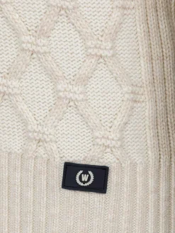 Wam Denim Minevre Pattern Beige Truien| Truien