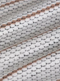 Wam Denim Muro Striped Off-White Sweater| Sweaters