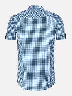 Wam Denim Overhemd Korte Mouw 75783 Hugo R.Blue| Overhemd Korte Mouwen