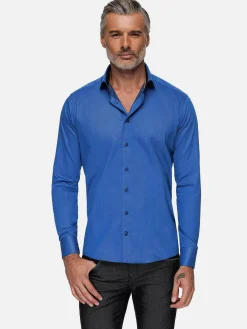 Wam Denim Overhemd Lange Mouw 75656 Beaufort Relly Blue| Overhemd Lange Mouwen