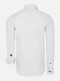 Wam Denim Overhemd Lange Mouw 59014 Brizon White| Overhemd Lange Mouwen