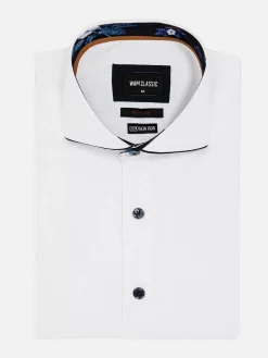 Wam Denim Overhemd Lange Mouw 59014 Brizon White| Overhemd Lange Mouwen