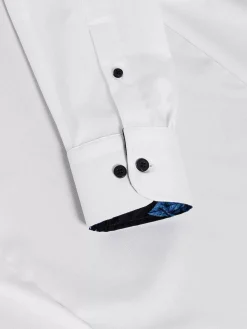 Wam Denim Overhemd Lange Mouw 59014 Brizon White| Overhemd Lange Mouwen