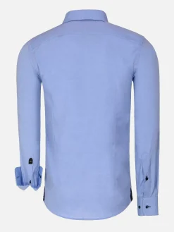 Wam Denim Overhemd Lange Mouw 75698 Cruise Light Blue| Overhemd Lange Mouwen