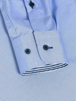 Wam Denim Overhemd Lange Mouw 75698 Cruise Light Blue| Overhemd Lange Mouwen