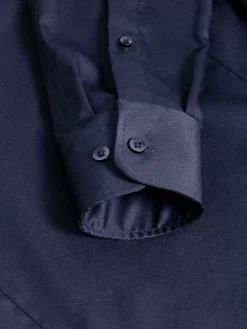 Wam Denim Overhemd Lange Mouw 75711 Monsebo Navy| Overhemd Lange Mouwen