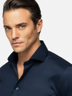 Wam Denim Overhemd Lange Mouw 75711 Monsebo Navy| Overhemd Lange Mouwen