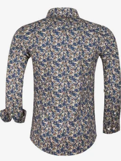 Wam Denim Overhemd Lange Mouw 65045 Navy| Overhemd Lange Mouwen
