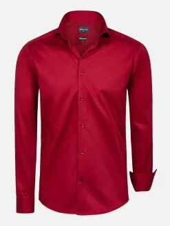 Wam Denim Overhemd Lange Mouw 75665 Pelle Red| Overhemd Lange Mouwen