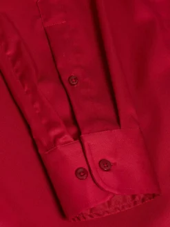 Wam Denim Overhemd Lange Mouw 75665 Pelle Red| Overhemd Lange Mouwen