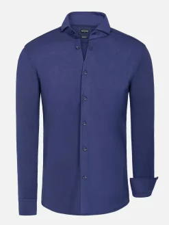 Wam Denim Overhemd Lange Mouw 75660 Sella Navy| Overhemd Lange Mouwen