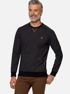 Wam Denim Phonix Crewneck Black Sweater| Sweaters