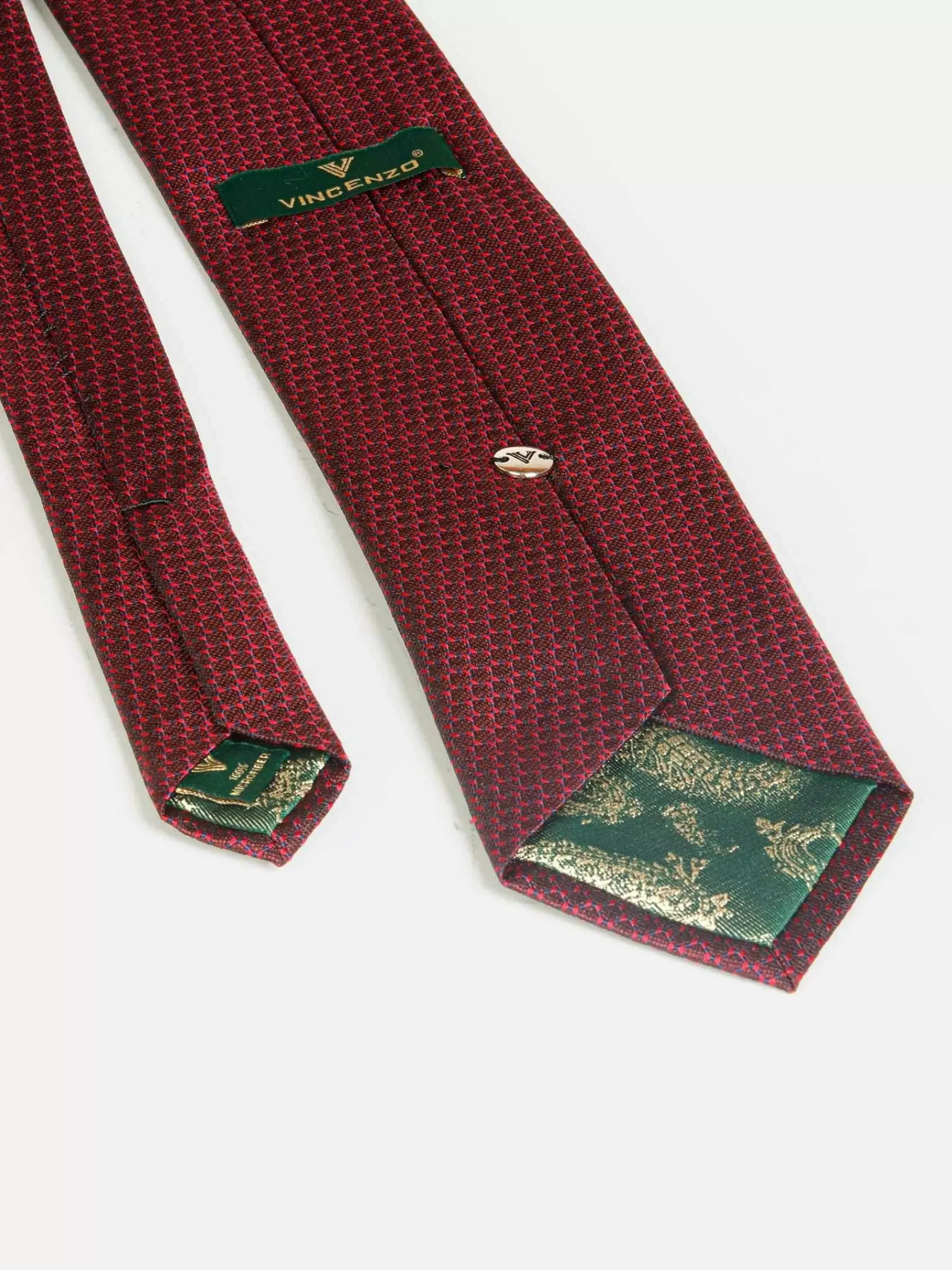 Wam Denim Pierce Dark Red Stropdas| Stropdassen