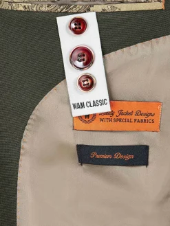 Wam Denim Relaxed Slim Fit Monarch Khaki Colbert| Colberts