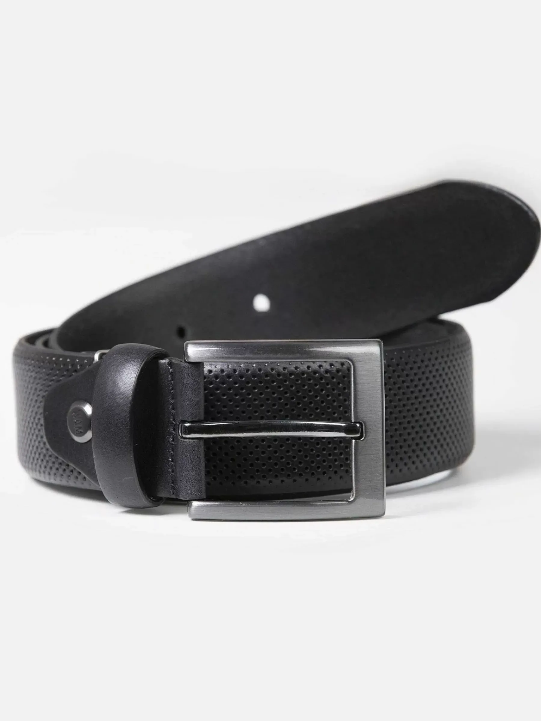 Wam Denim Riem 30001 Belfast Black| Riemen