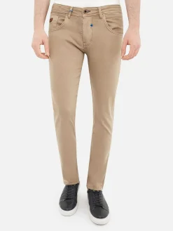 Wam Denim Sahara Button Closure Light Beige Jeans| Jeans