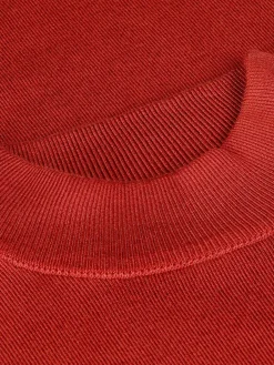 Wam Denim Siena Round-Necked Dark Orange Sweater| Sweaters